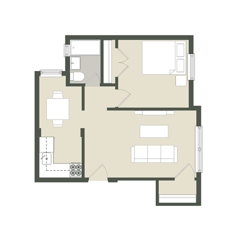 1255 W. Bryn Mawr Ave. Studio-1 Bed Apartment, Supera for Rent - Photo Gallery 22